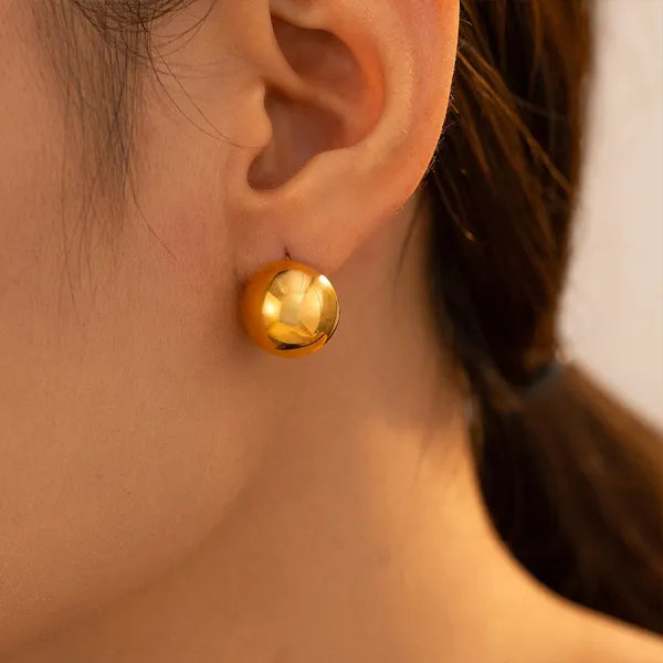 Gold_Ball_Stud_Earrings_For_Women